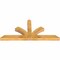 Ekena Millwork Richland Rough Sawn Timber Gable Bracket, Western Red Cedar, 60"W x 27"H x 4"D x 4"F, 11/12 Pitch GBW060X27X0404RIC00RWR - alternate 4